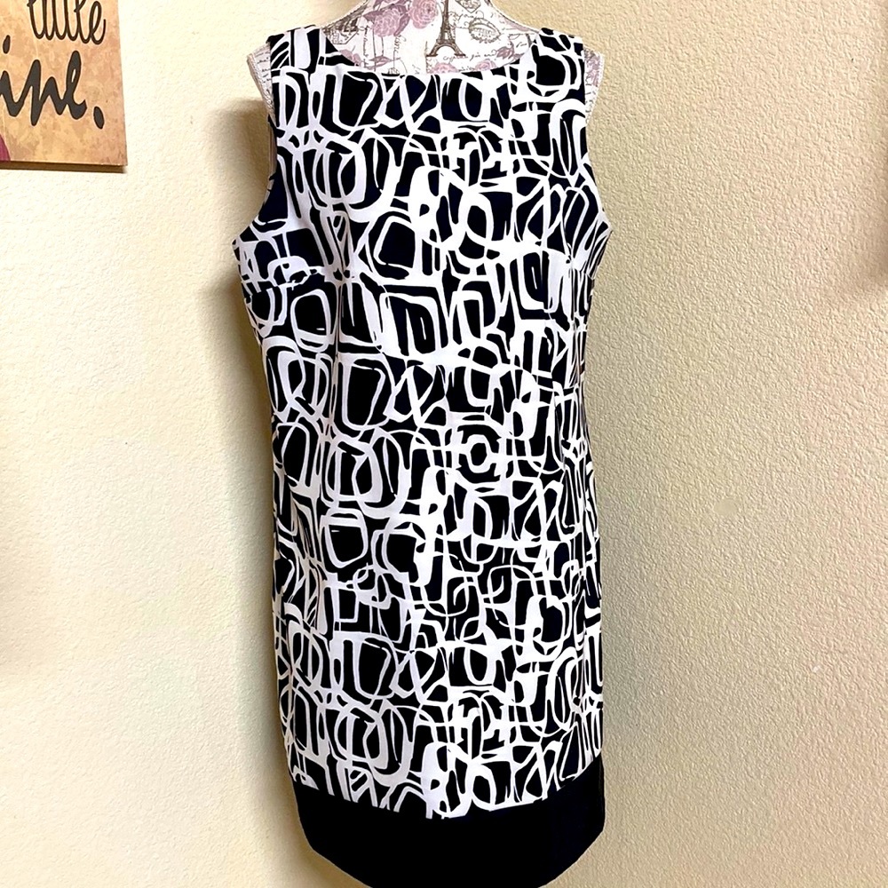 AB Studio Plus Size Sleeveless Dress
